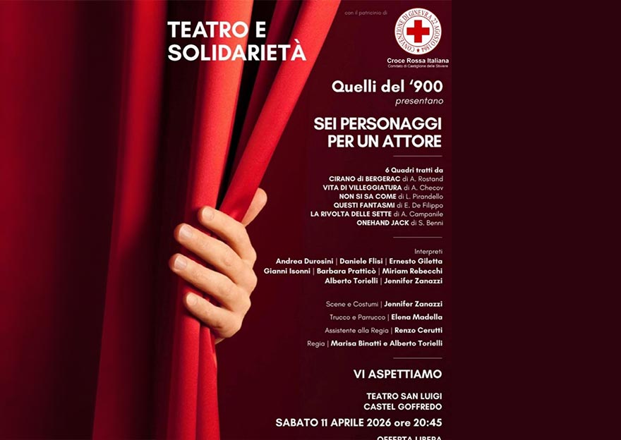 11/04 -  Quelli del ‘900” presenta ”Sei personaggi per un attore”